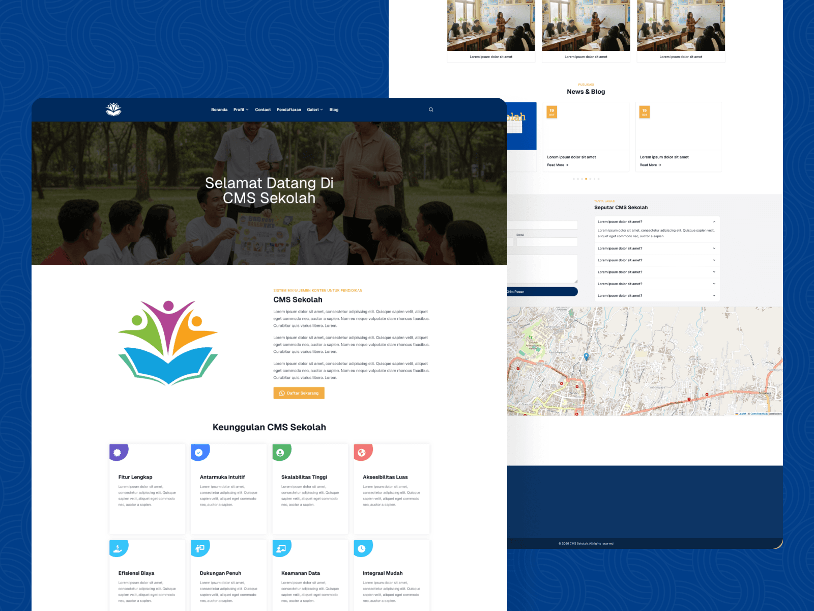 Website Builder - CMS Sekolah