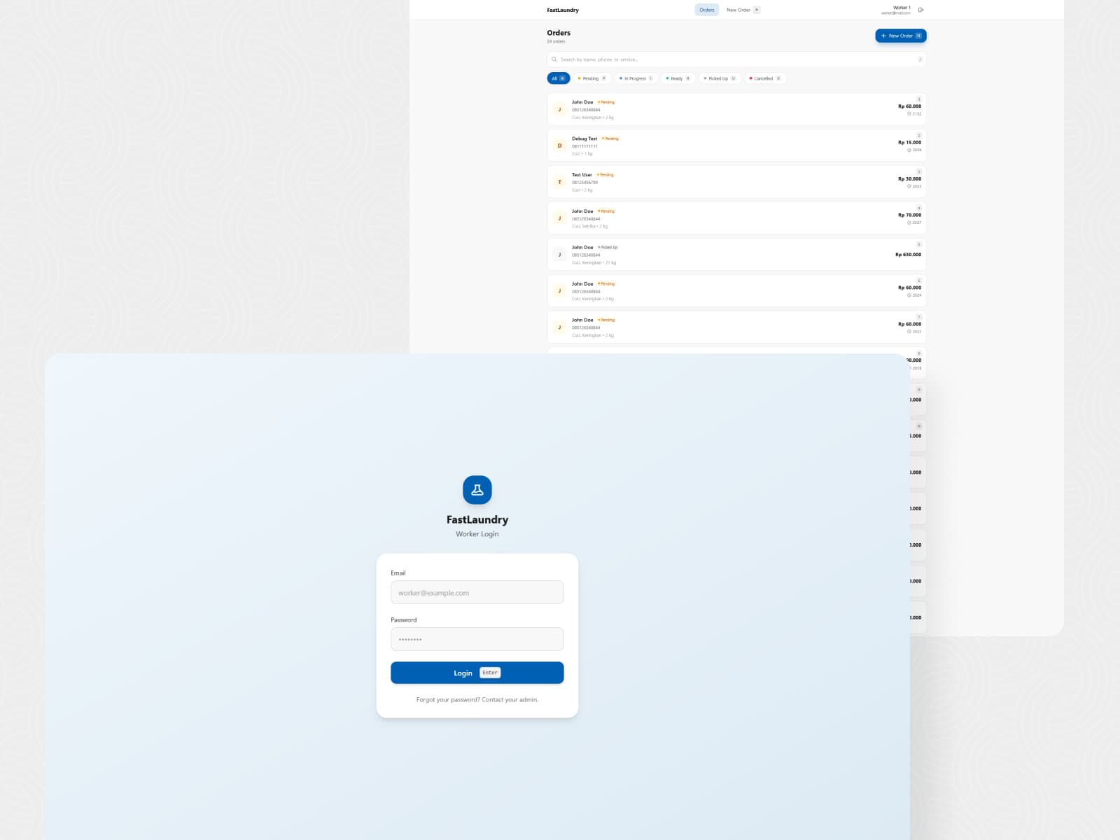 FastLaundry - Laundry App